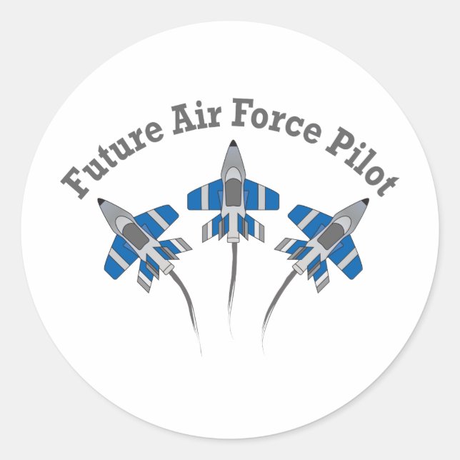Adesivo Futuro Piloto da Força Aérea (Frente)