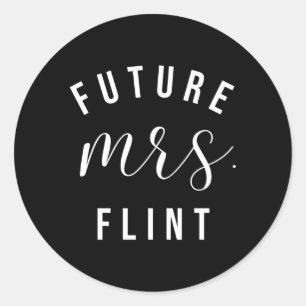 Adesivo Futuro, Senhora Flint, Disse Sim Personalizar
