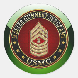 Adesivo Fuzileiros americanos: Sargento-mor (USMC MGySgt)