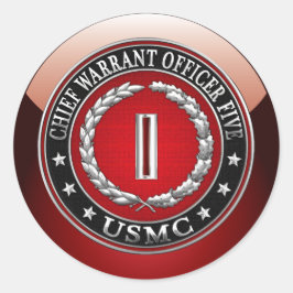 Adesivo Fuzileiros dos EUA: Chefe do Mandado Cinco (USMC C