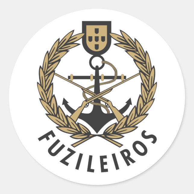 Adesivo Fuzileiros fuzileiros das Marinhos portuguesas (Frente)
