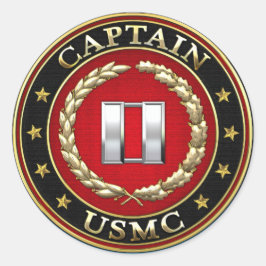 Adesivo Fuzileiros navais dos EUA: Capitão (Captura USMC) 