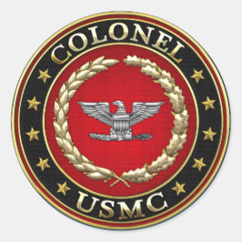 Adesivo Fuzileiros navais dos EUA: Coronel (coronel da USM