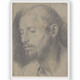 Adesivo G. G. Savoldo - Estudo da Cabeça de um Homem Carbu