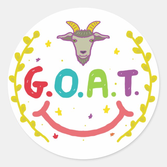 ADESIVO G.O.A.T. (Frente)