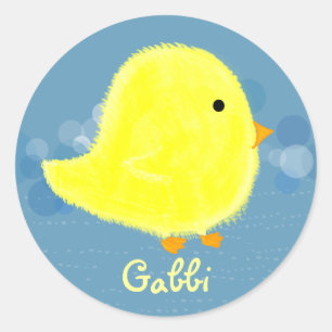 Adesivo Gabbi Cute Baby Pintinho Sticker