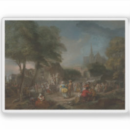 Adesivo Gabriel Jacques de Santo-Aubin - The Country Dance