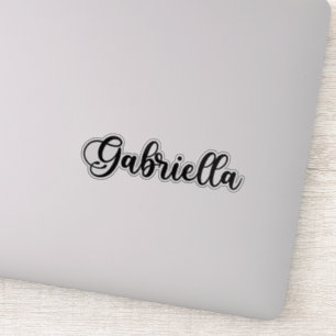 Adesivo Gabriella Name - Caligrafia manuscrita