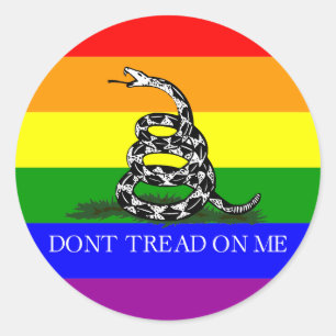 Adesivo Gadsden LGBT