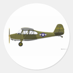 Adesivo Gafanhoto de Aeronca L-16