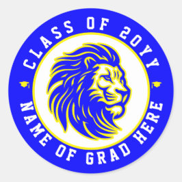 Adesivo Gahanna Lincoln Lions Classe 2024 Envelope Seal