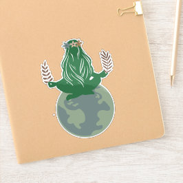 Adesivo Gaia Deusa da Terra, Mãe Terra, Planeta Terra
