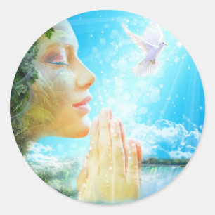 Adesivo Gaia - o espírito da Terra viva