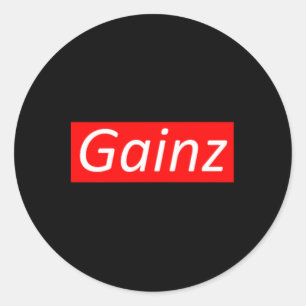 Adesivo Gainz Bodybuilding Sport Malhação Gift Men Women K