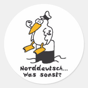 Adesivo Gaivota ao porto 3c norddeutsch