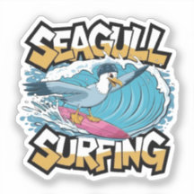 Gaivota Surfista de Inverno, Gaivota Surfando, Gai