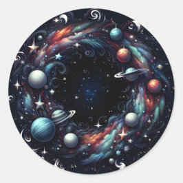 Adesivo Galactic Swirl Wreath Sticker