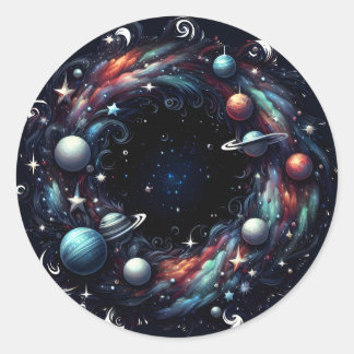 Adesivo Galactic Swirl Wreath Sticker