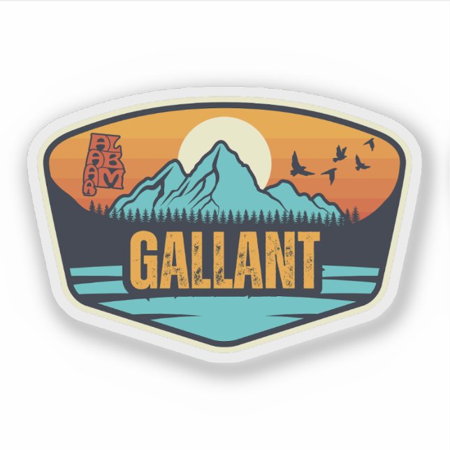 Adesivo Galante, Alabama (Frente)