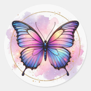Adesivo Galáxia Borboleta Splash Pastel