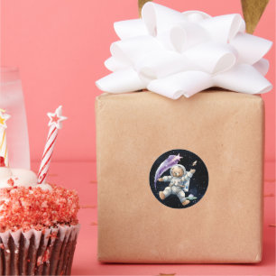 Adesivo Galáxias de Astronautas de Urso Bonito