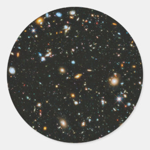 Adesivo Galáxias do Campo Ultra Profundo do Hubble da NASA
