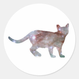 Adesivo Galaxy Cat Sticker 2