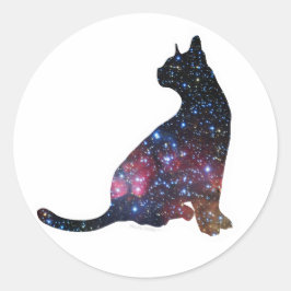 Adesivo Galaxy Cat Sticker 3