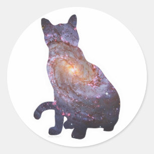 Adesivo Galaxy Cat Sticker 4