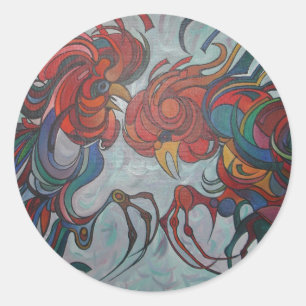 Adesivo Galerias de Quintal Coloridas