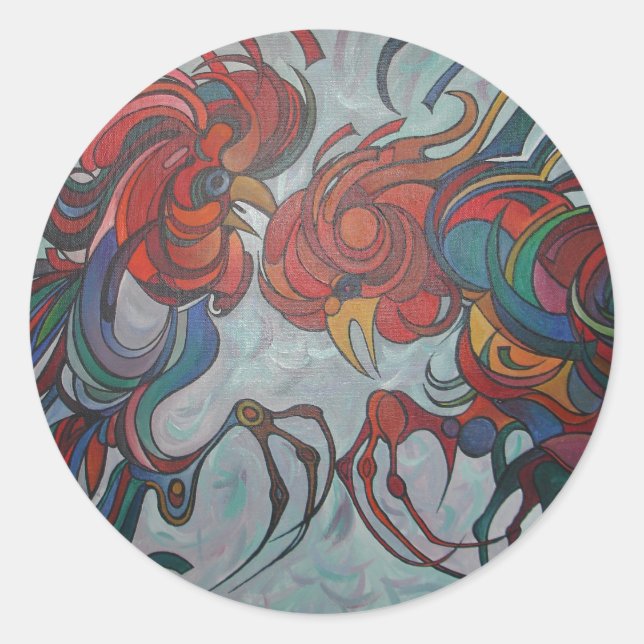 Adesivo Galerias de Quintal Coloridas (Frente)