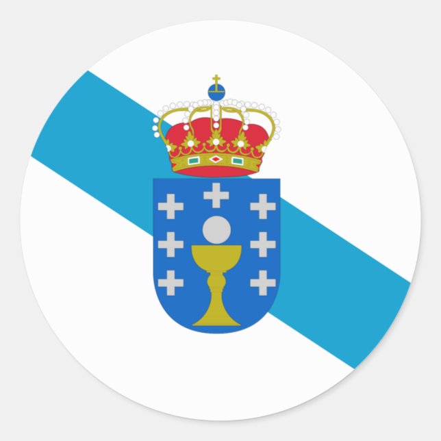 Adesivo Galicia flag  (Frente)
