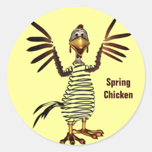 Adesivo Galinha de primavera