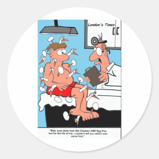 Adesivo Galinha e Ovo Pox Doações Engraçadas Camisetas e C (Frente)