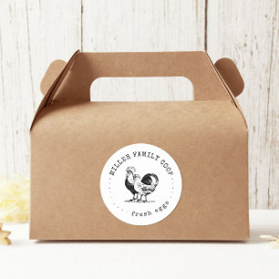 Adesivo galinha fazenda da família russa de máquinas de 