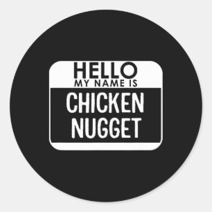 Adesivo Galinha Nugget Fácil Diversão de Costume de Último
