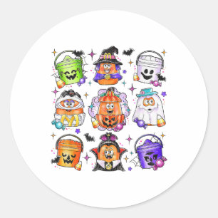 Adesivo Galinha Nuggets Pumpkin Halloween 90's Vintage
