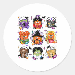 Adesivo Galinha Nuggets Pumpkin Homens Vintage do Hallowee