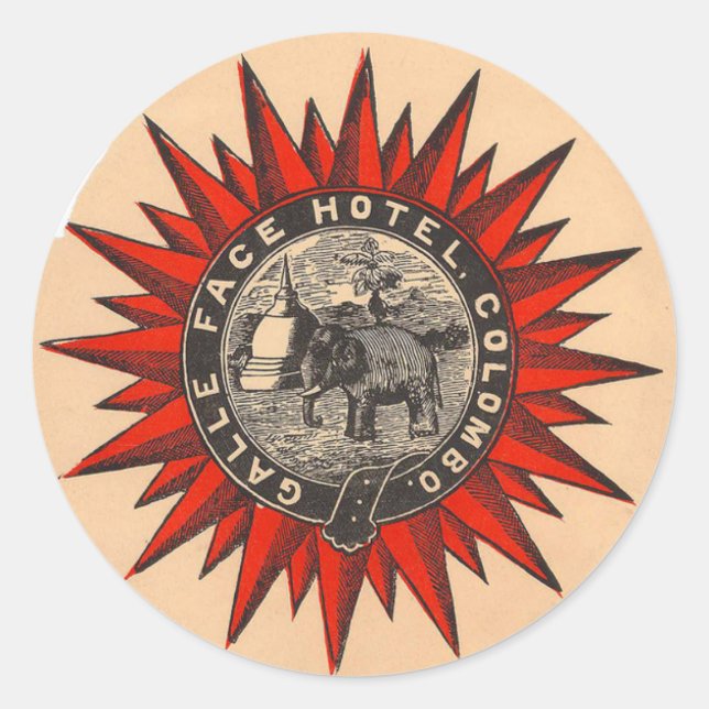 Adesivo Galle Face Hotel Retro Luzes (Frente)