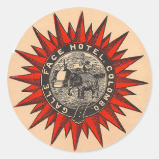 Adesivo Galle Face Hotel Retro Luzes