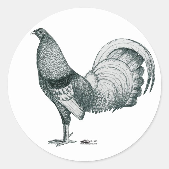 Adesivo Galo de Briga Crele ou Dom (Frente)