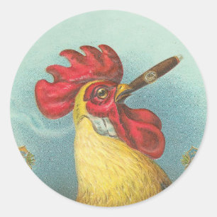 Adesivo Galo de fumo