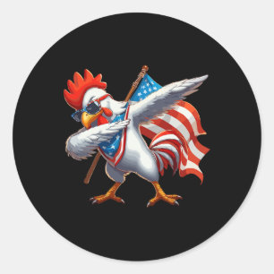 Adesivo Galo De Galinha Pulseia 4 De Julho Bandeira Americ