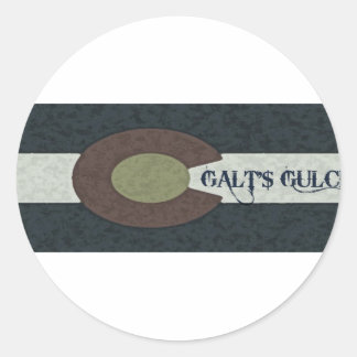 Adesivo Galt's Gulch - Design combo vermelho branco e azul