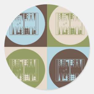 Adesivo Gamão do pop art