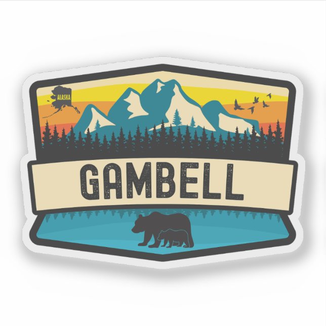 Adesivo Gambell, Alasca (Frente)