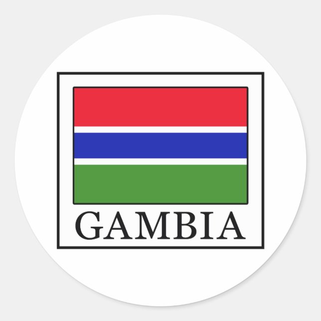 Adesivo Gâmbia (Frente)
