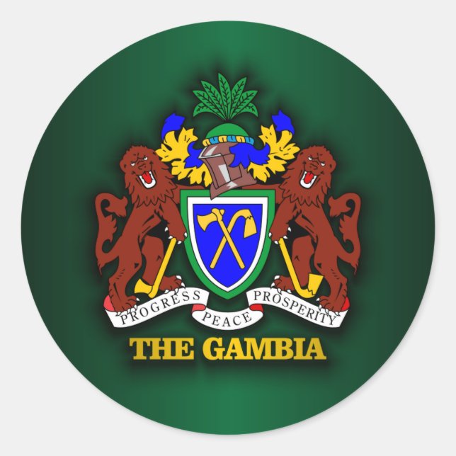 Adesivo Gâmbia COA (Frente)