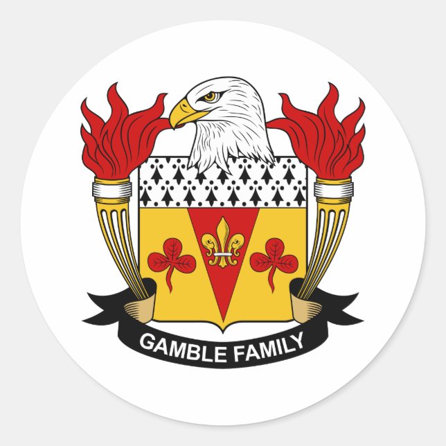 Adesivo Gamble Family Crest (Frente)
