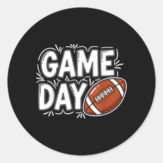 Adesivo Game Day Football Sports Fans Funny Youth Kids